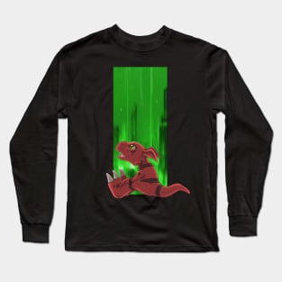 Guilmon stare Long Sleeve T-Shirt